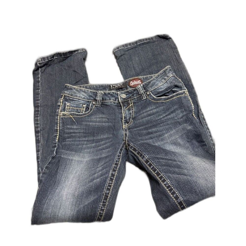 Petrol Industries Women's Dark Indigo Boot-Cut Jeans